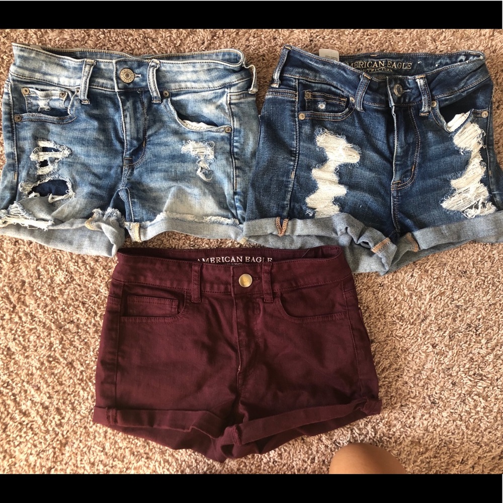 American Eagle High-Rise Jean Shorts